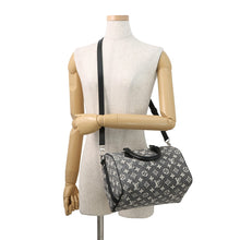 将图像加载到图库查看器中,LOUIS VUITTON Speedy Bandouliere Gris NoirM21464 Monogram / Jaguar Denim Size 25