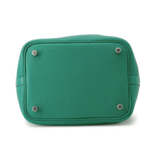 将图像加载到图库查看器中,HERMES Picotin Lock Vert Vertigo Taurillon Clemence Size PM