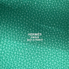 将图像加载到图库查看器中,HERMES Picotin Lock Vert Vertigo Taurillon Clemence Size PM