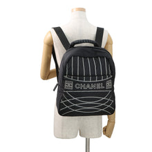 Load image into Gallery viewer, CHANEL CHANEL Sports CHANEL Logo Backpack Black Nylon