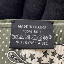Load image into Gallery viewer, HERMES Twilly Festival des Amazones Bandana - The Amazon Festival and Bandana Pistachio / White / BlackH064217S 07 Silk100%