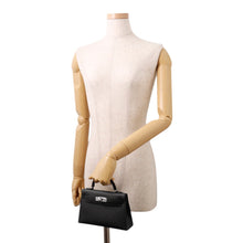 Load image into Gallery viewer, HERMES Mini Kelly 2 Black Epsom