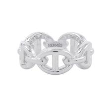 将图像加载到图库查看器中,HERMES Chaine d'Ancre Anchene Ring Size PM/48/#8 SV925