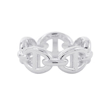 将图像加载到图库查看器中,HERMES Chaine d'Ancre Anchene Ring Size PM/48/#8 SV925