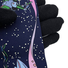 将图像加载到图库查看器中,HERMES Twilly Space Derby Marine/Rose/Multicolor Silk100%