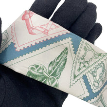 将图像加载到图库查看器中,HERMES Twilly Fauve's Stamp Enthusiasts Autumn/Winter 2025 Blue Moyen / White / Pink Silk100%