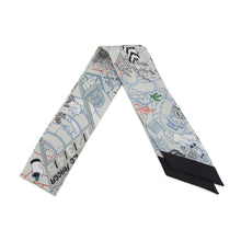 Load image into Gallery viewer, HERMES Twilly SPRASH PARK 2024 Stainless Steel Grisper/Vert/Black Silk100%