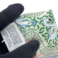 Load image into Gallery viewer, HERMES Twilly SPRASH PARK 2024 Stainless Steel Grisper/Vert/Black Silk100%