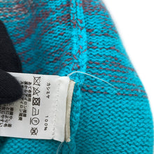 Load image into Gallery viewer, HERMES Gradation Jacquard Cardigan Size S Purple/Blue Cashmere100%