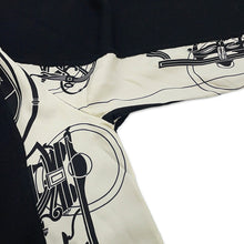 Load image into Gallery viewer, HERMES Turtleneck sweater by Soie decadree Size L Black Wool Silk