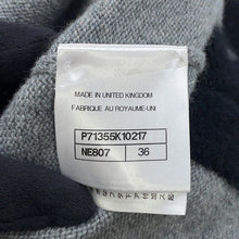 Load image into Gallery viewer, CHANEL COCO Button cardigan Size 36 Gray/BlackP71355 K10217 NE807 Cashmere100% Rhinestone