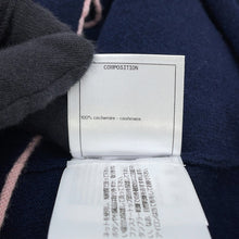Load image into Gallery viewer, CHANEL No5Button Collarless Cardigan Size 36 NavyP70793 K10084 NC238 Cashmere100%