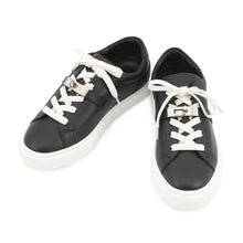 将图像加载到图库查看器中,HERMES Sneakers Day Black Leather Size 36
