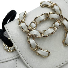 Load image into Gallery viewer, CHANEL CC Logo High-Top Sneakers White/BlackG36424 Leather Size 36H