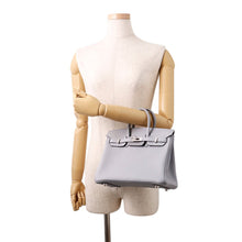 将图像加载到图库查看器中,HERMES Birkin Green Pantan Togo Leather Size 25