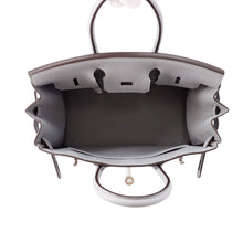 将图像加载到图库查看器中,HERMES Birkin Green Pantan Togo Leather Size 25