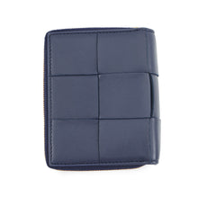 Load image into Gallery viewer, Bottega Veneta Maxi INTRECCIATO Cassette Bifold Wallet Small Navy/Red701458 Leather