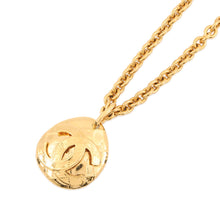 Load image into Gallery viewer, CHANEL Matelasse CC Logo Long Necklace Metal