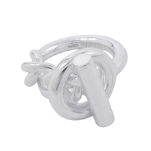 Load image into Gallery viewer, HERMES Croisette Ring Size MM/52/#12 SV925