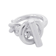 Load image into Gallery viewer, HERMES Croisette Ring Size MM/55/#15 SV925