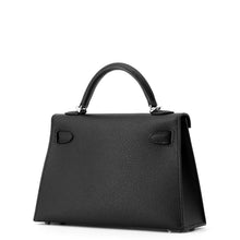 将图像加载到图库查看器中,HERMES Mini Kelly 2 Black Epsom Size K PN 575 AT