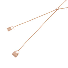 将图像加载到图库查看器中,HERMES Amulette ConstanceNecklaceH125303B 00TU 18K Pink Gold