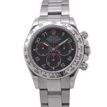 将图像加载到图库查看器中,ROLEX Cosmograph Daytona W40mm 18K White Gold Black Dial116509