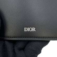 将图像加载到图库查看器中,Dior CD Icon Bi-fold Wallet Black2ESBC027CDI_H00N Grained CalfLeather
