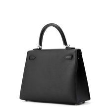 将图像加载到图库查看器中,HERMES Kelly Sellier Black Epsom Size 25