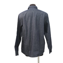 将图像加载到图库查看器中,HERMES Denim shirt Size 42 Indigo Cotton100%