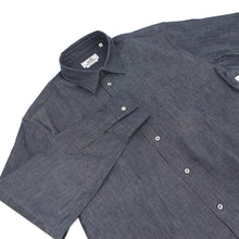 将图像加载到图库查看器中,HERMES Denim shirt Size 42 Indigo Cotton100%