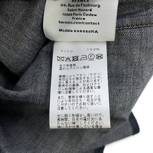 将图像加载到图库查看器中,HERMES Denim shirt Size 42 Indigo Cotton100%