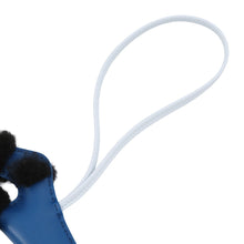 Load image into Gallery viewer, HERMES Buddy Bag Charm Blue France / Black / Brûlée Mouton Lambskin