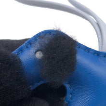 将图像加载到图库查看器中,HERMES Buddy Bag Charm Blue France / Black / Brûlée Mouton Lambskin