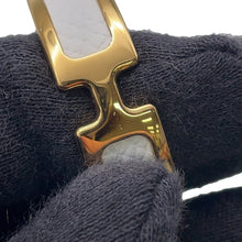 Load image into Gallery viewer, HERMES Olymp Earrings White Epsom Gold Plated