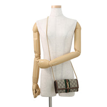 将图像加载到图库查看器中,GUCCI Jackie 1961 Chain Wallet Beige/Brown652681 GG Supreme/Leather