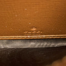 将图像加载到图库查看器中,GUCCI Jackie 1961 Chain Wallet Beige/Brown652681 GG Supreme/Leather