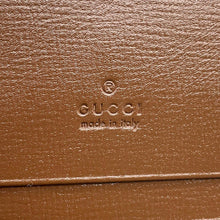Load image into Gallery viewer, GUCCI Jackie 1961 Card Case Wallet Beige/Brown645536 GG Supreme/Leather