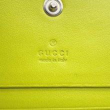 Load image into Gallery viewer, GUCCI GG Marmont Bifold Wallet Light Green466492 Leather
