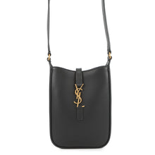 Load image into Gallery viewer, SAINT LAURENT PARIS LE 5 A 7 Mini Vertical Shoulder Bag Black7352142R20W1000 Leather Size Mini