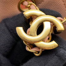 将图像加载到图库查看器中,CHANEL CHANEL25 ChainShoulder Bag PinkAS5631 Caviar Leather Size Mini