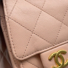 将图像加载到图库查看器中,CHANEL CHANEL25 ChainShoulder Bag PinkAS5631 Caviar Leather Size Mini