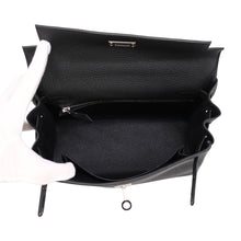 Load image into Gallery viewer, HERMES Kelly Retourne Black Togo Leather Size 25