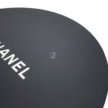 将图像加载到图库查看器中,CHANEL CC Logo Ribbon Straw Hat Size M Beige/Black Straw100%