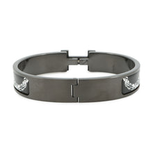 将图像加载到图库查看器中,HERMES ClicHH/HERMES・Metalic Bracelet Cosmos Metal Enamel