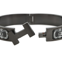 将图像加载到图库查看器中,HERMES ClicHH/HERMES・Metalic Bracelet Cosmos Metal Enamel