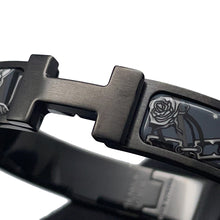 将图像加载到图库查看器中,HERMES ClicHH/Cerafet Bracelet Grand Classic Metal Enamel