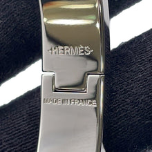 将图像加载到图库查看器中,HERMES ClicHH/Ceraphet Fan Bracelet Navy Metal Enamel