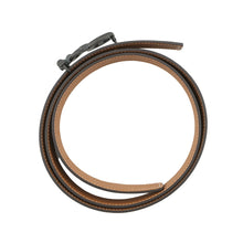 将图像加载到图库查看器中,HERMES Yachting Belt Size 95/1.3" Black/Gold Box Calf Leather Epsom