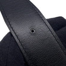 将图像加载到图库查看器中,HERMES Yachting Belt Size 95/1.3" Black/Gold Box Calf Leather Epsom